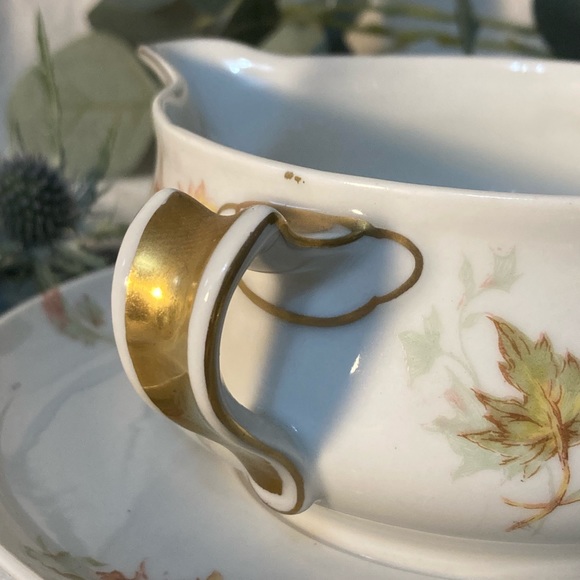 Haviland Autumn Leaves Gravy Boat Limoges - Picture 7 of 7